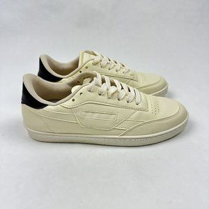 OLIVER‎ CABELL Womens Vegan 481 Cream Black Sneakers Sz 37 7 NEW $233